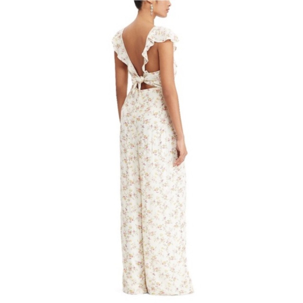 Denim & Supply Ralph Lauren Floral Ruffle Jumpsuit - Picture 2 of 8